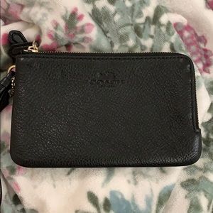 Coach Black Wristlet